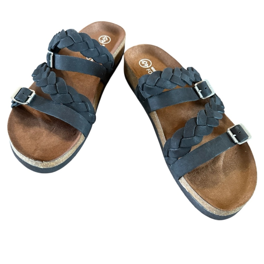 White Mountain Women's Holland Footbed Sandals Size 11 - Picture 5 of 10